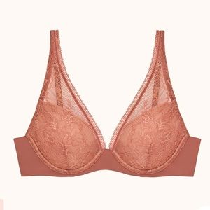 ThirdLove Graphic Lace Contour Plunge Bra